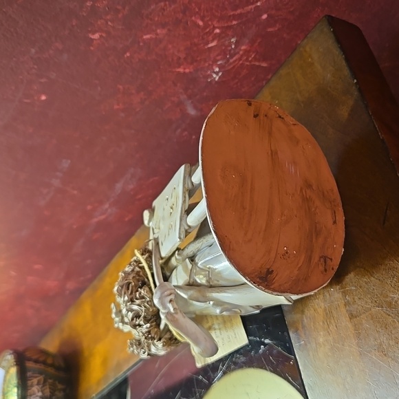 Vintage Dino Bencini Professor Figurine Art Pottery Italy 6.5" W/Tag #304 Signed - Picture 11 of 11